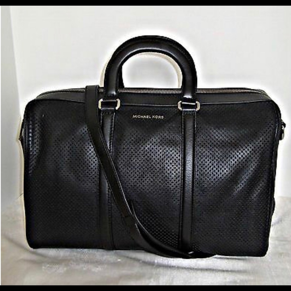 Michael Kors Libby Large Gym Bag- Black